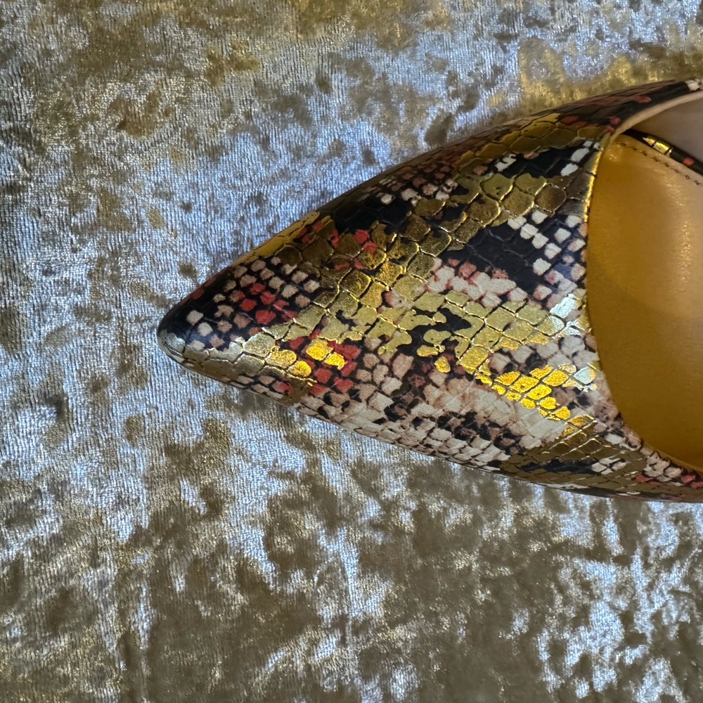 NEW Steve Madden Women's Colorful Snakeskin Heels - Picture 5 of 6